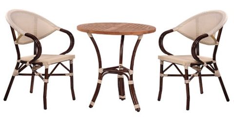 Zahradní stoly BAMBU 3 a židle MANGO